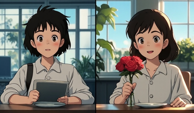 side-by-side comparison of AI-generated short videos from multiple platforms showing quality differences