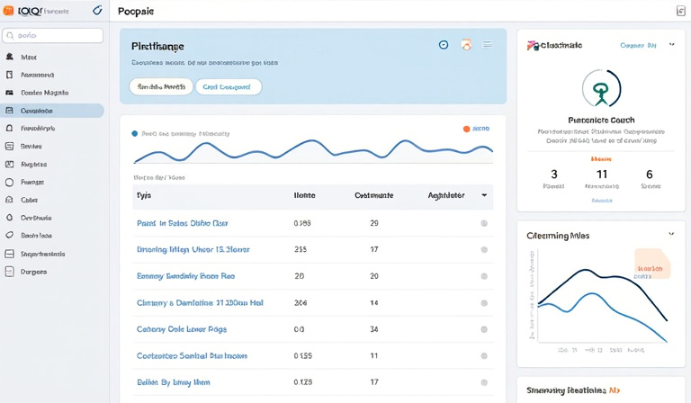 Analytics dashboard showing video performance metrics