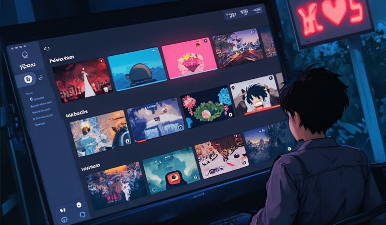 futuristic AI video creation interface with glowing short-form video thumbnails across TikTok, Reels, and YouTube Shorts